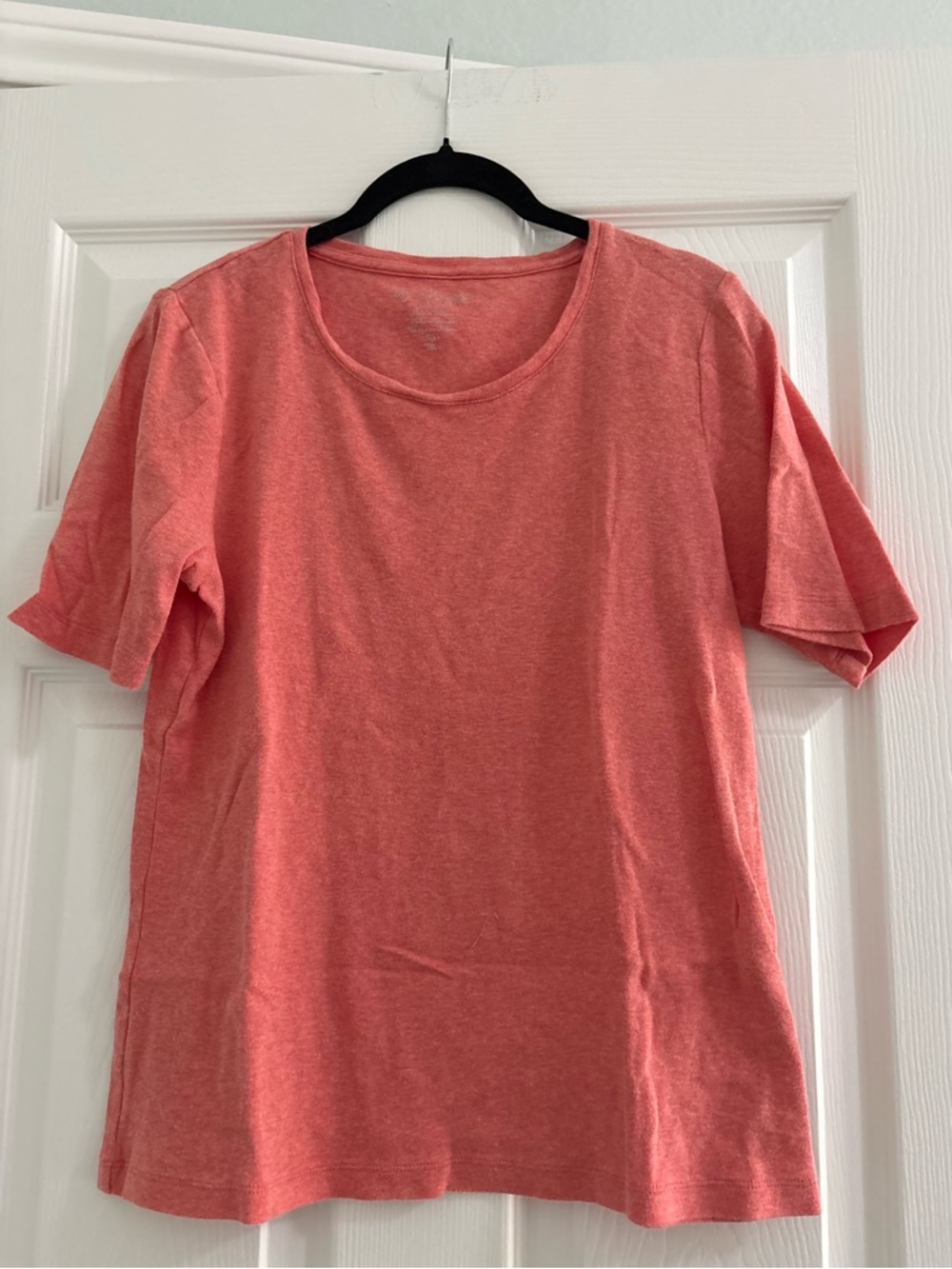 Heathered Coral Short Sleeve Tee